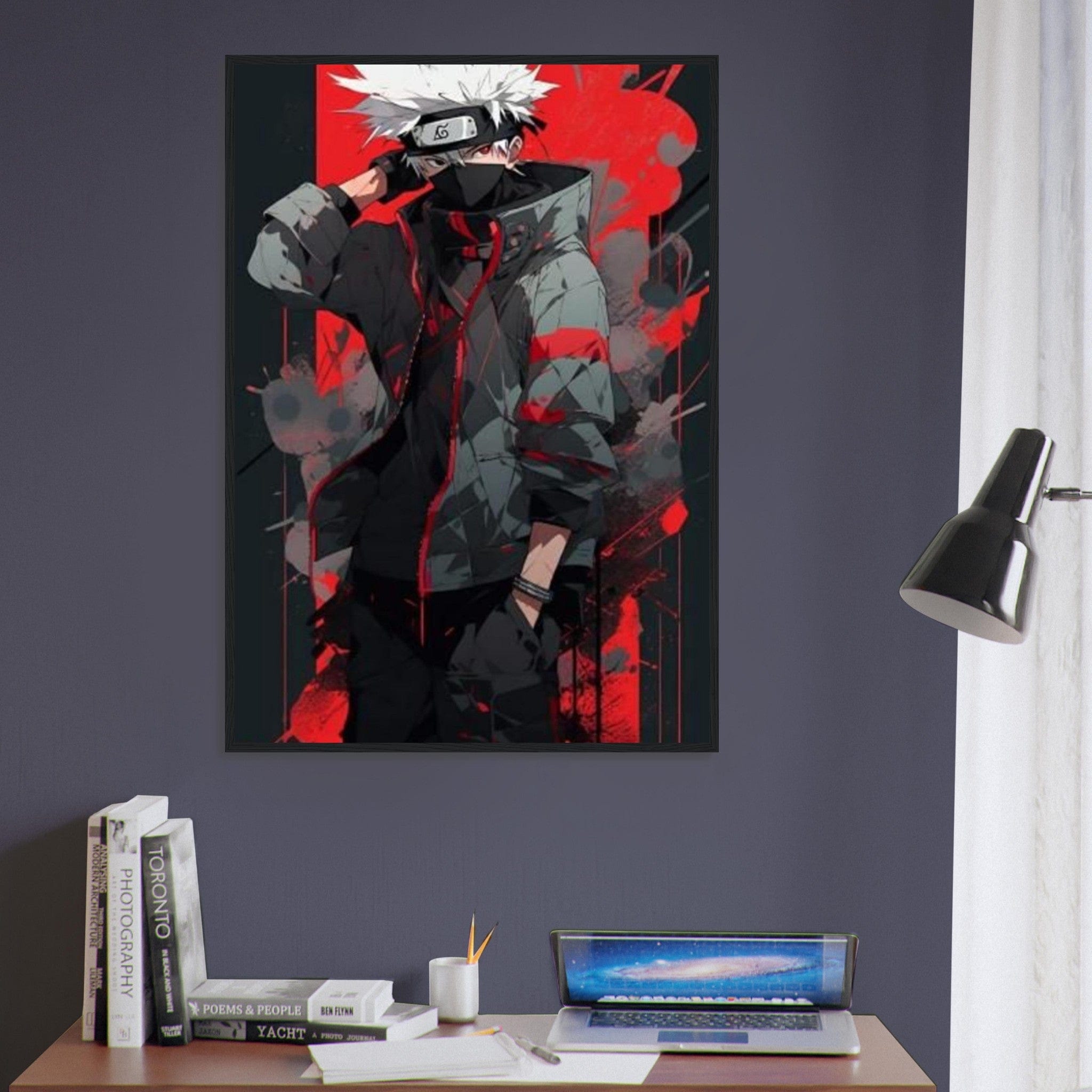 Canvanation Print Material Tableau Avec Cadre Naruto Kakashi