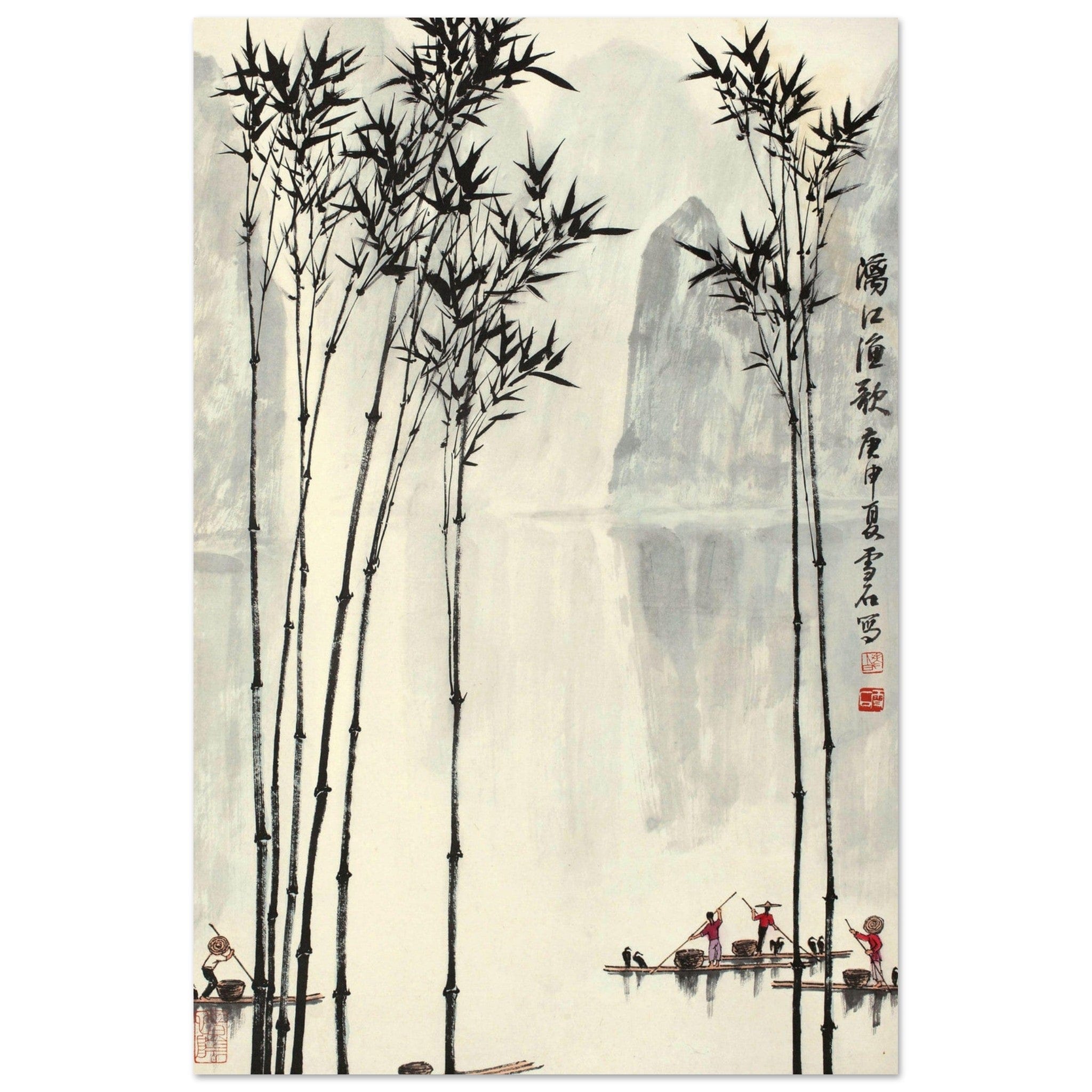 Gelato Print Material 60x90 cm / 24x36″ Affiche Paysage Chinois