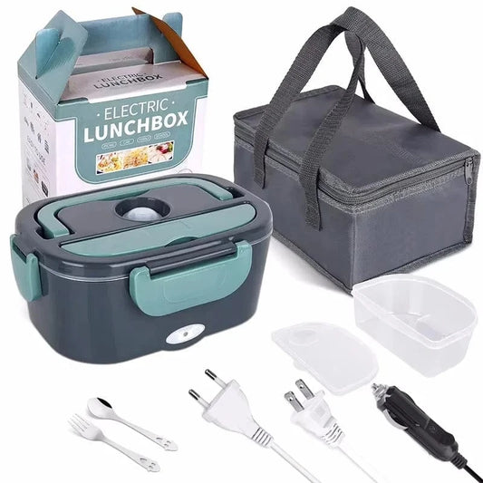 Canvanation Vert Prise EU Lunch Box Électrique Portable – Profitez de Repas Chauds Partout, à Tout Moment !