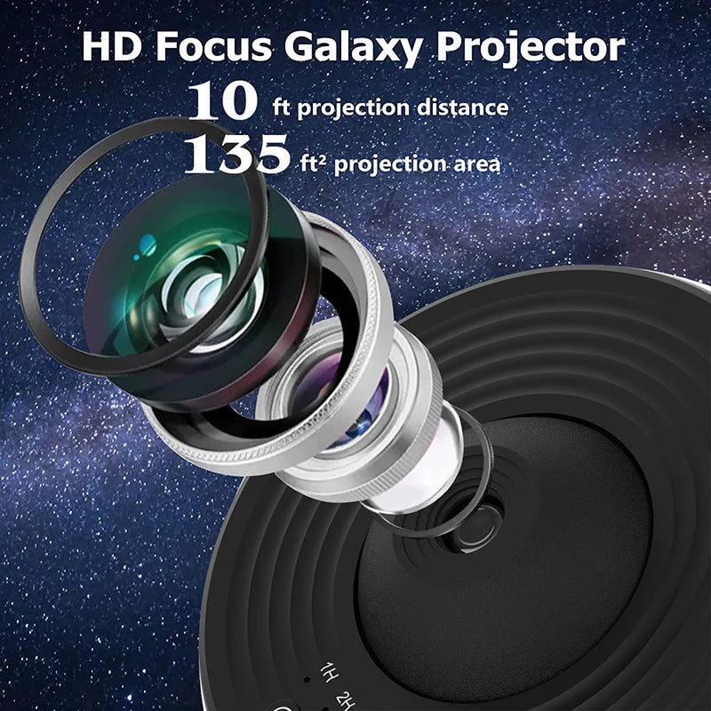 Veilleuse Rotative Galaxy 360°