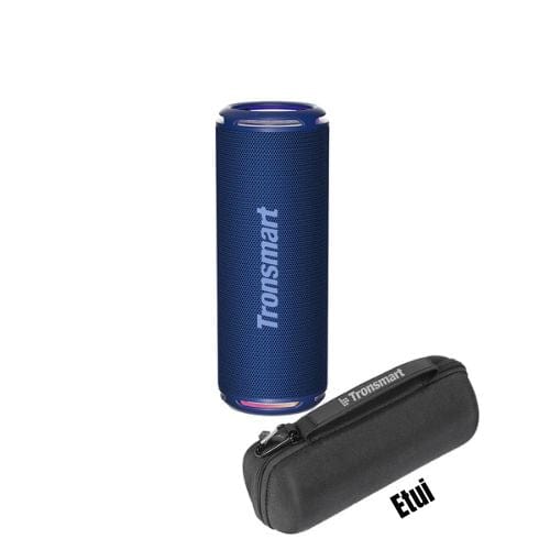 Canvanation Bleu avec étui Enceinte Bluetooth T7 Lite