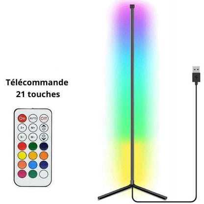 Canvanation Télécommande 21 touches Lampadaire d’Angle Avec Controle Vocale