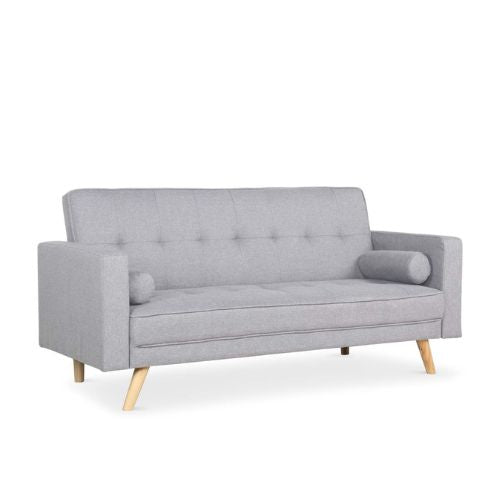 Canapé Convertible Gris clair - Design Scandinave Moderne et Confort Optimal