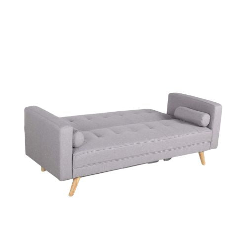 Canapé Convertible Gris clair - Design Scandinave Moderne et Confort Optimal