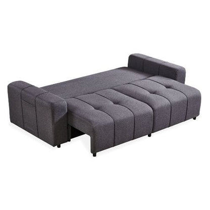 Canvanation Canapé convertible gris foncé - Confort et style moderne pour votre salon