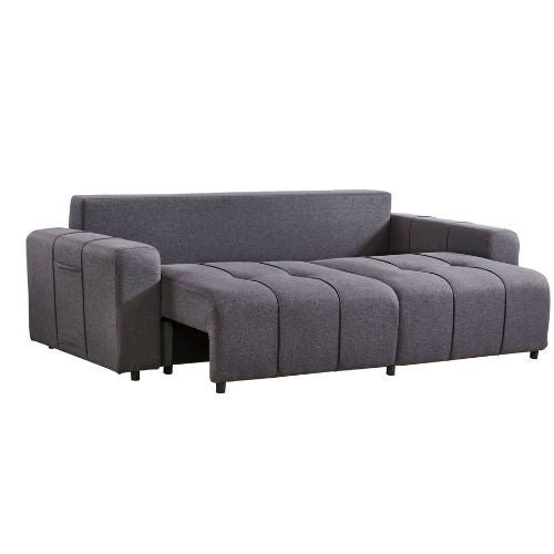 Canapé convertible gris foncé - Confort et style moderne pour votre salon