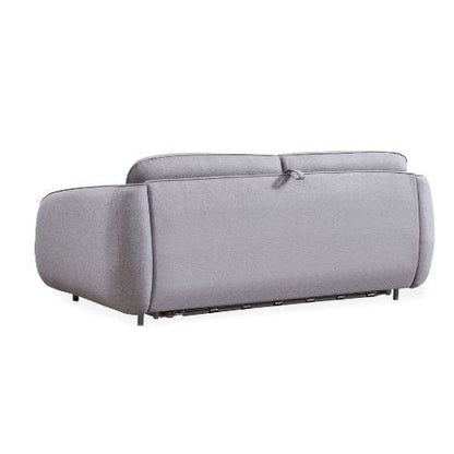 Canvanation Canapé Convertible Gris Clair - Design Compact, Confort Optimal et Conversion Facile