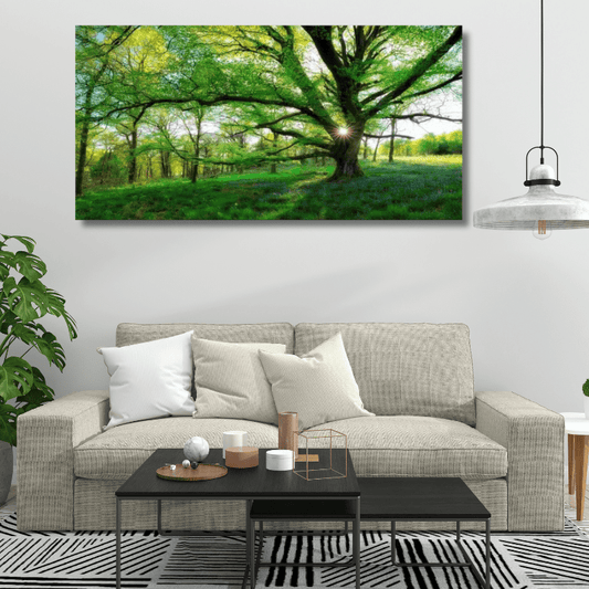 Canvanation Affiche Arbre Coloré