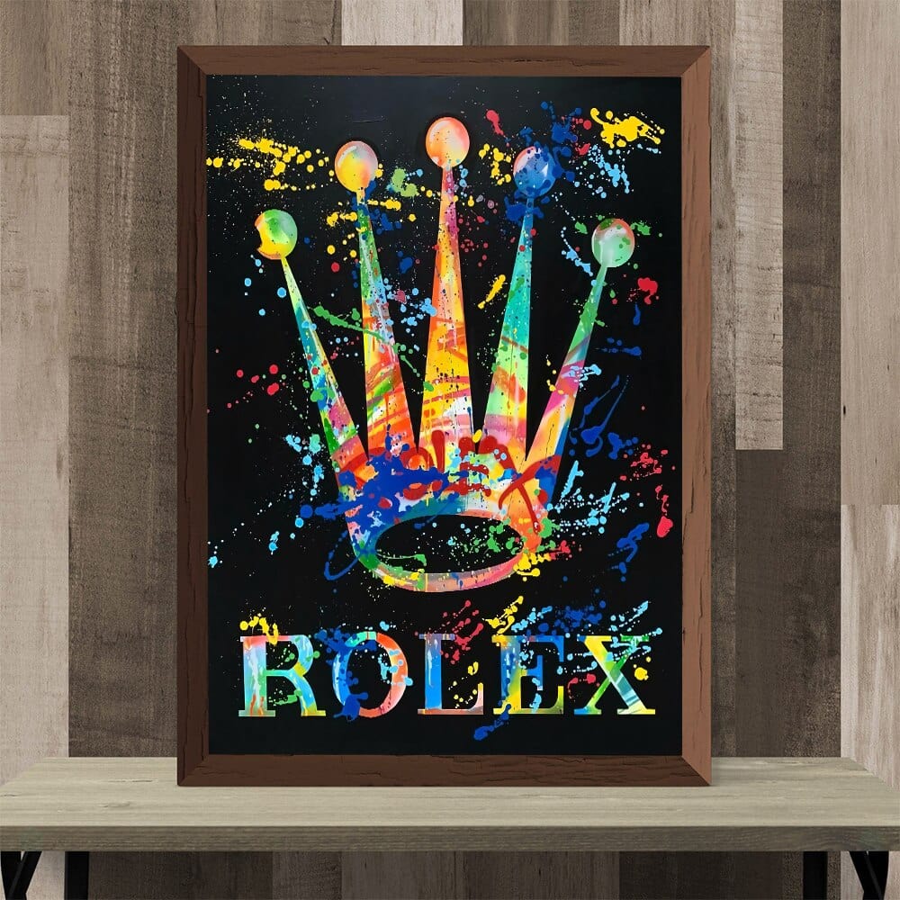 Tableau marque Rolex - Canvanation