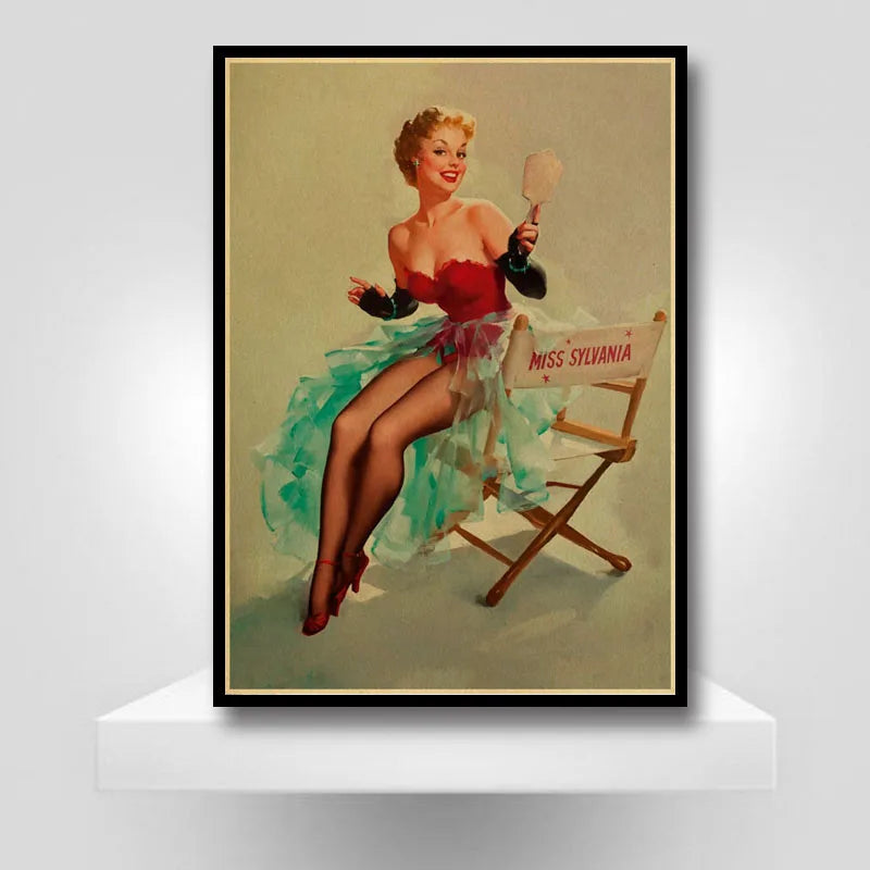 Poster Pin Up Vintage