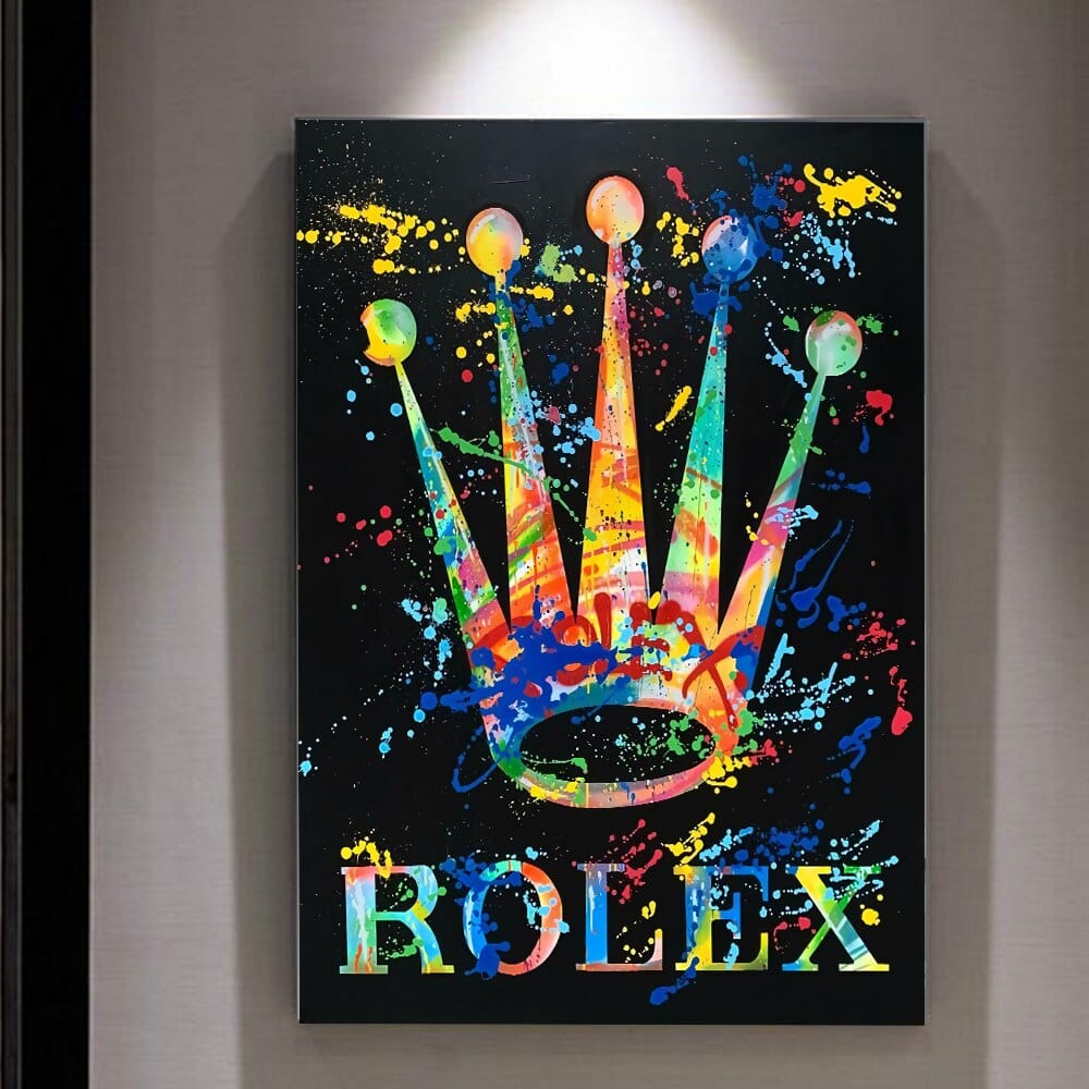 Tableau marque Rolex - Canvanation