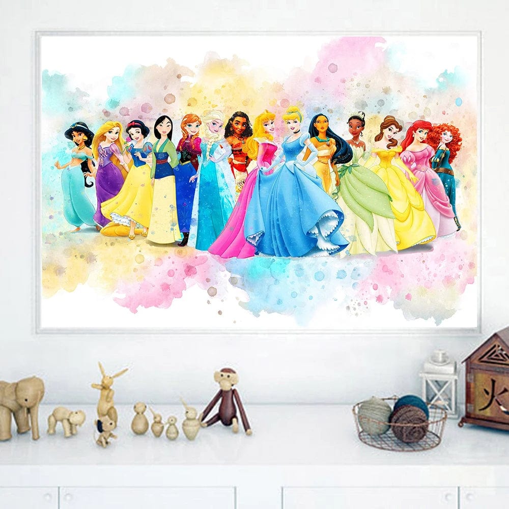 Affiche Chambre Fille Princesses