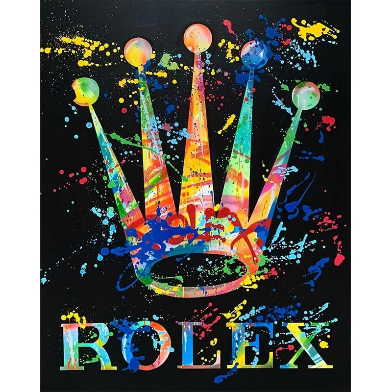 Tableau marque Rolex - Canvanation