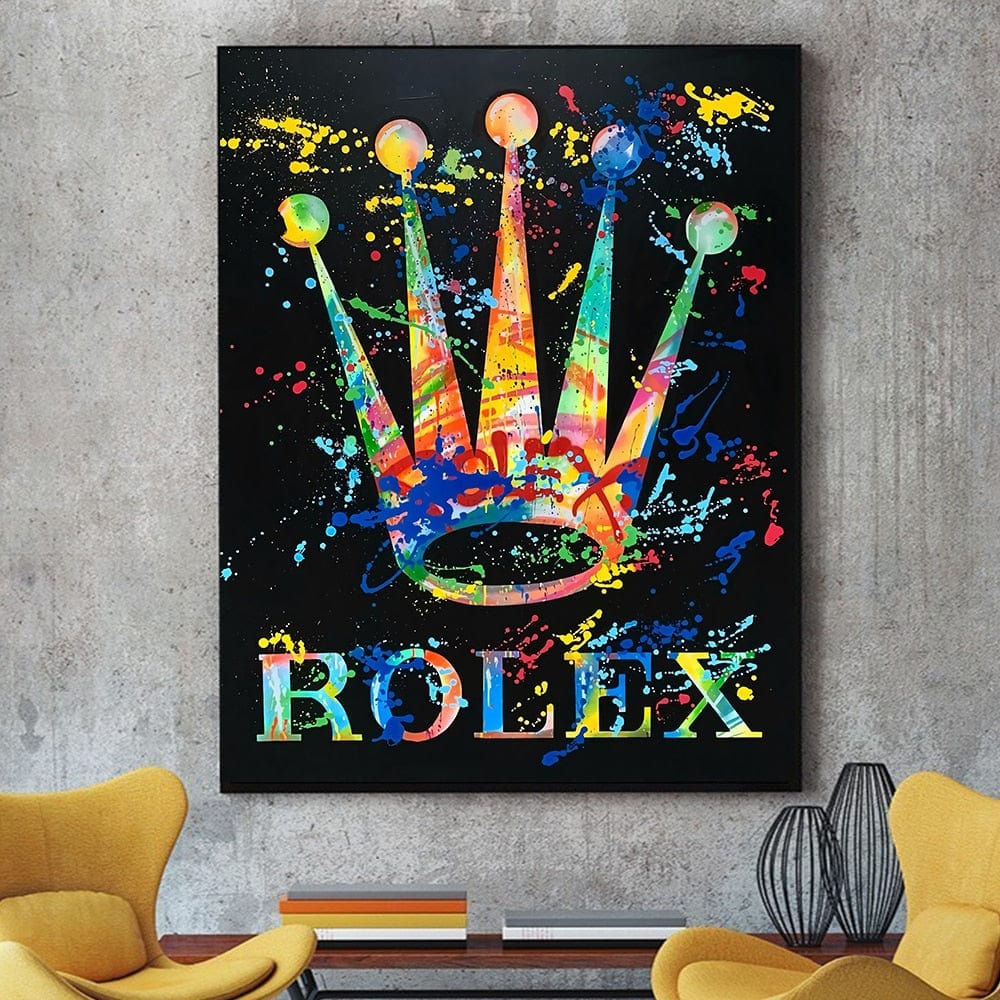 Tableau marque Rolex - Canvanation