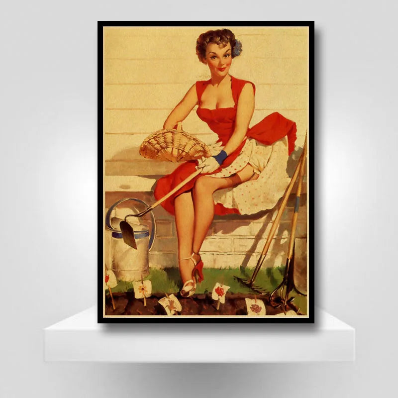 Poster Pin Up Vintage