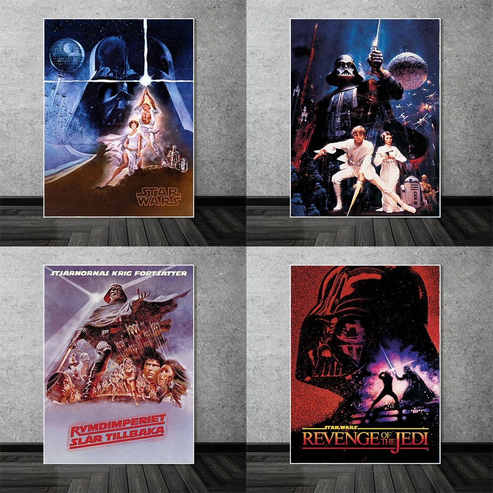 Poster Star Wars Retro Disney