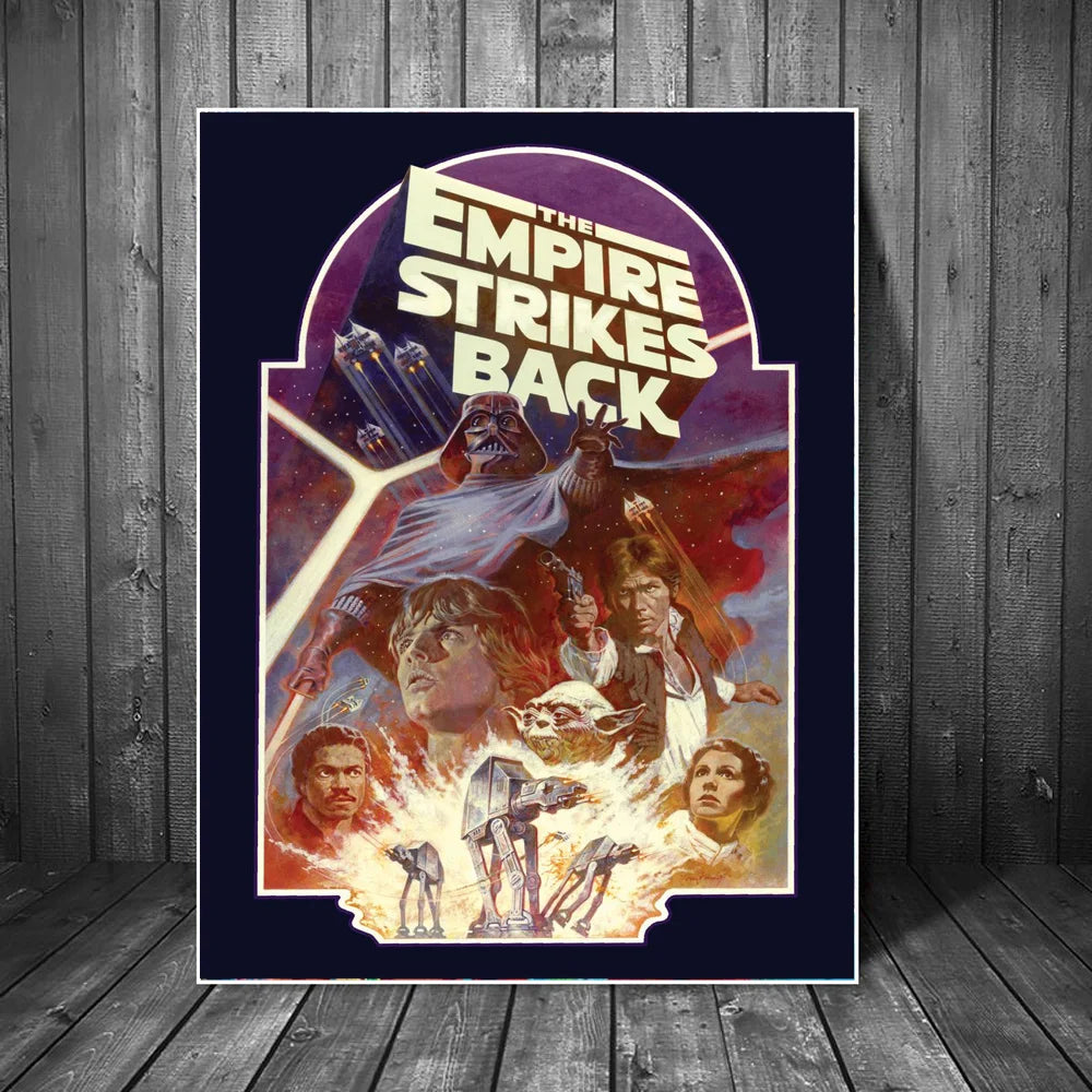 Poster Star Wars Retro Disney