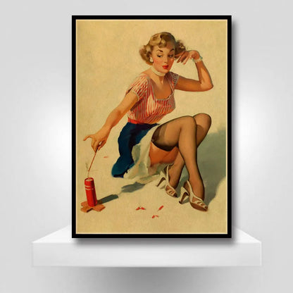 Poster Pin Up Vintage