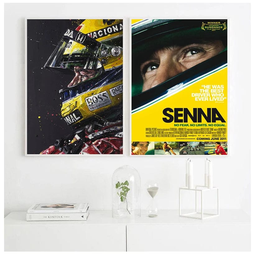 Affiche Ayrton Senna F1 Formule 1