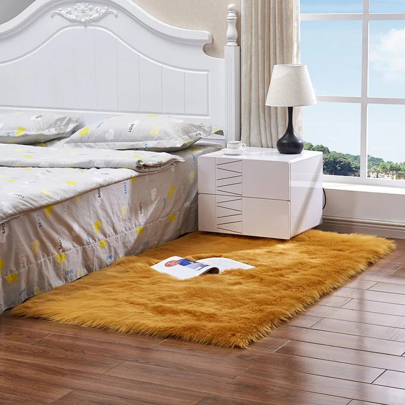 Tapis De Chambre - Jaune