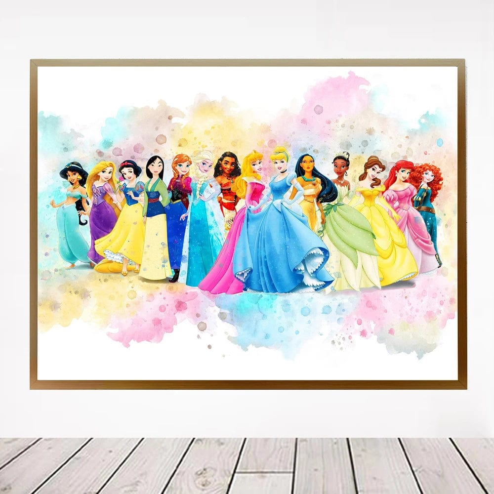 Affiche Chambre Fille Princesses