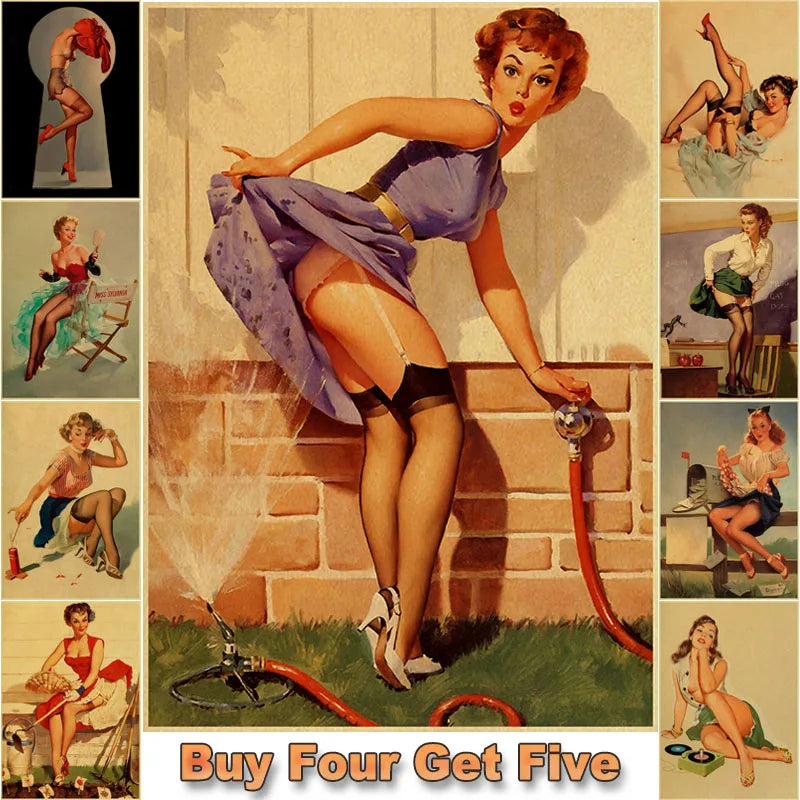 Poster Pin Up Vintage