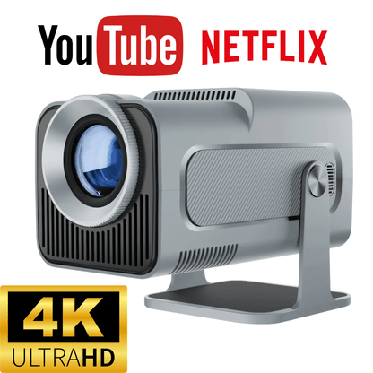 Canvanation Gris / Prise AU Projecteur Cinema Magcubic Android 11 4K HD