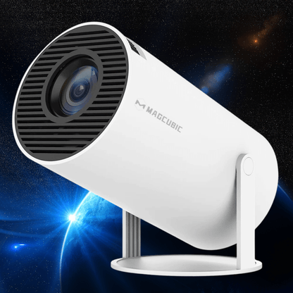 Canvanation Blanc / EU Magcubic Projecteur Cinéma HY300 Pro - Portable 4K HD