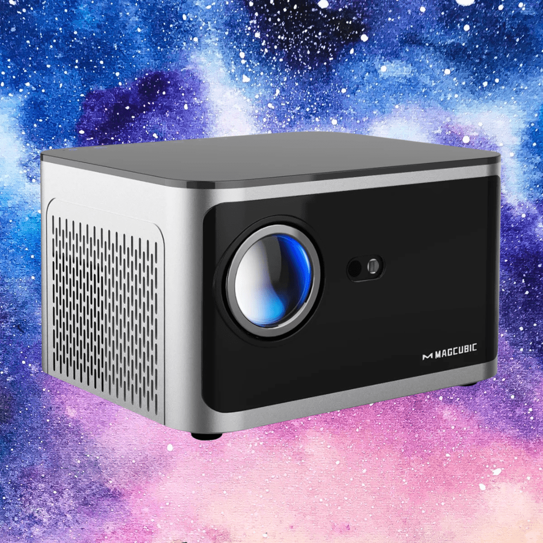 Canvanation Noir / Prise EU Projecteur Cinéma Magcubic Android 11 4K HD