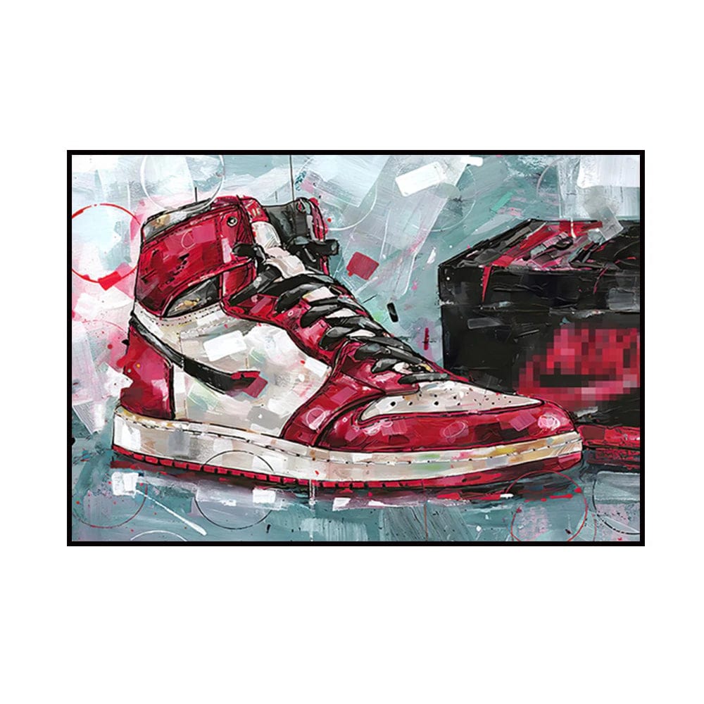 Affiche Street Art Nike Air Jordan