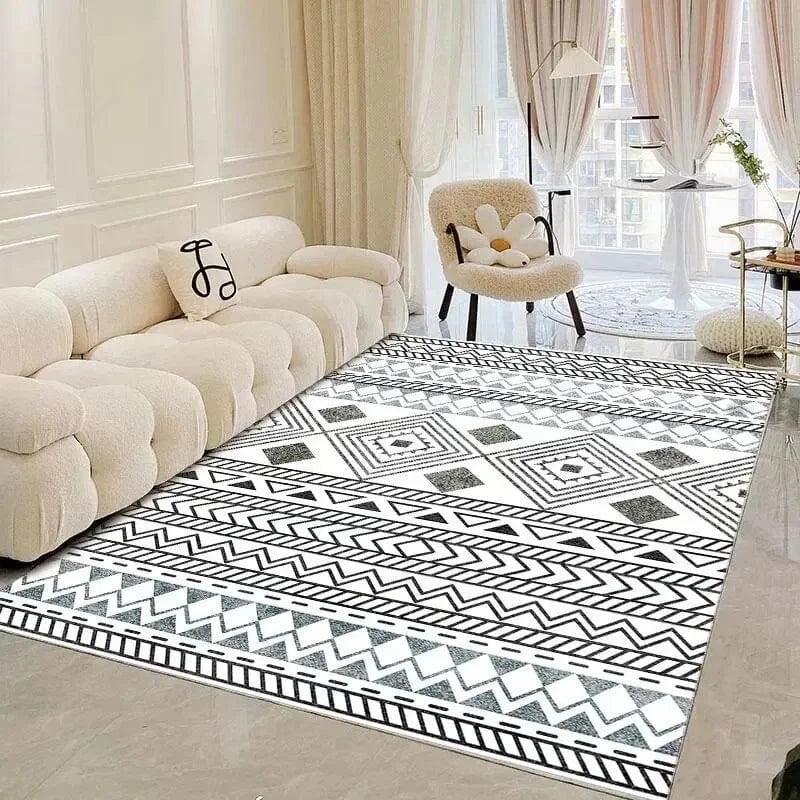 Tapis Berbere Noir Et Blanc