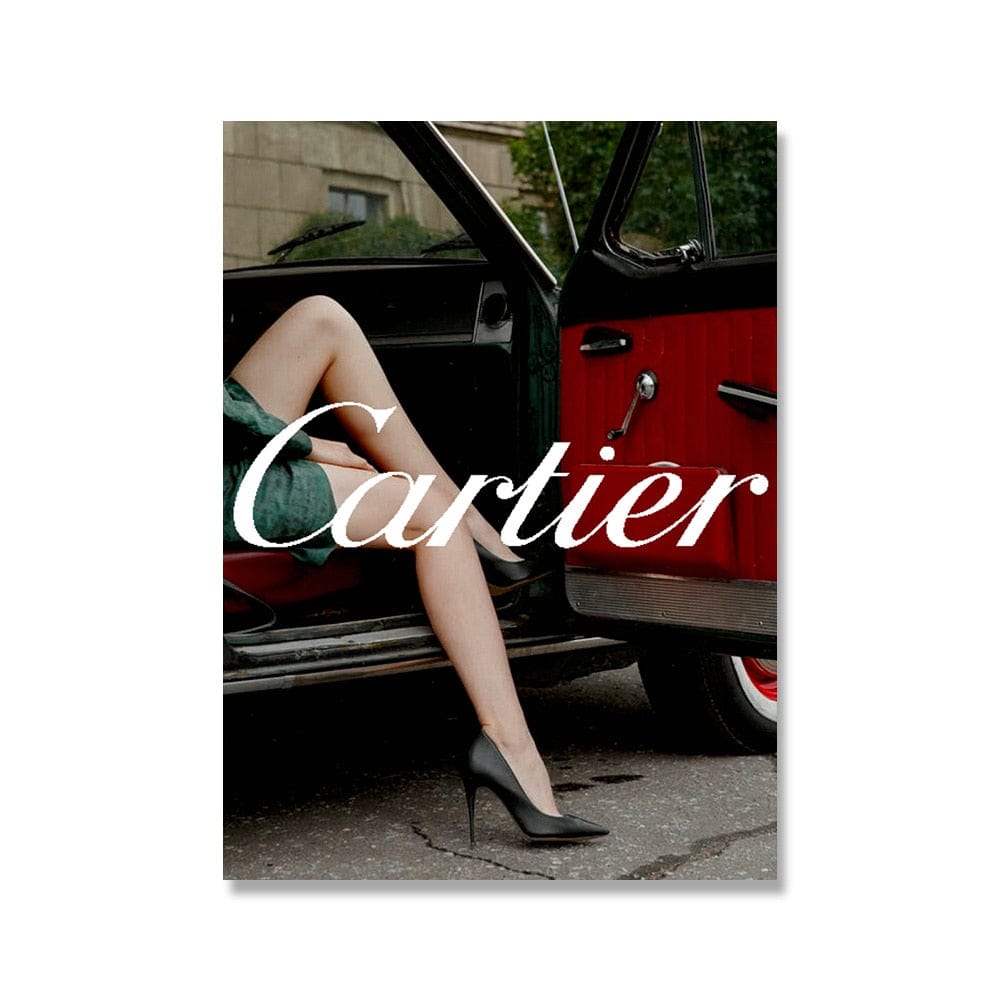 Tableau Luxe Cartier Voiture - Canvanation