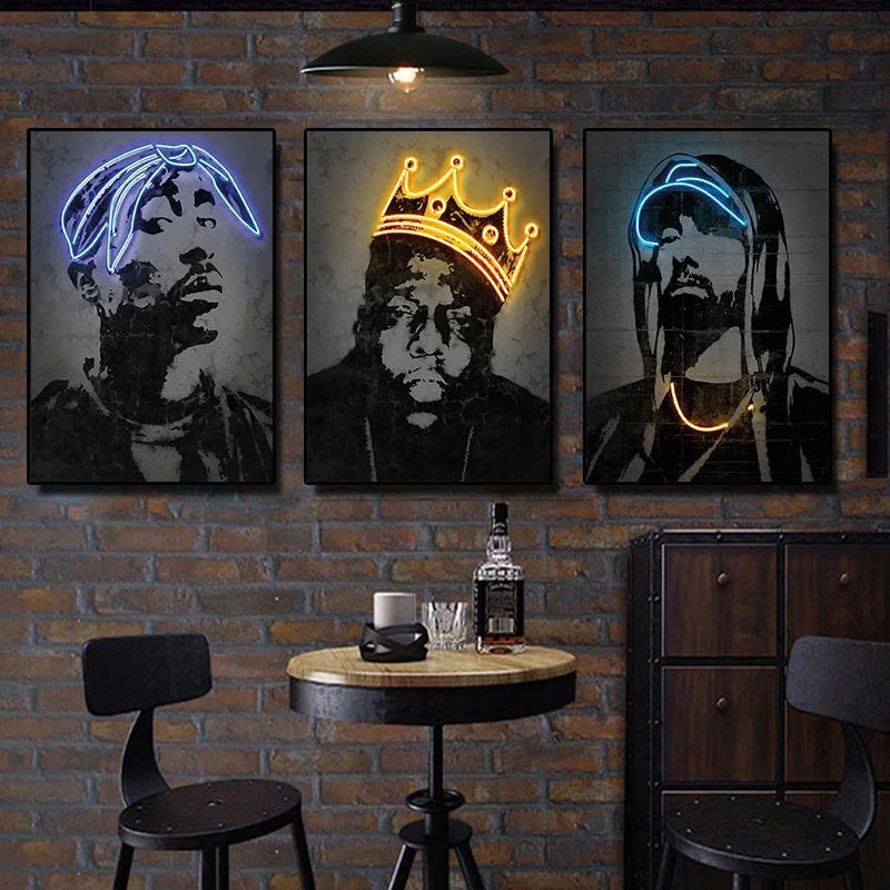 Affiche Chambre Rap Star Américaine