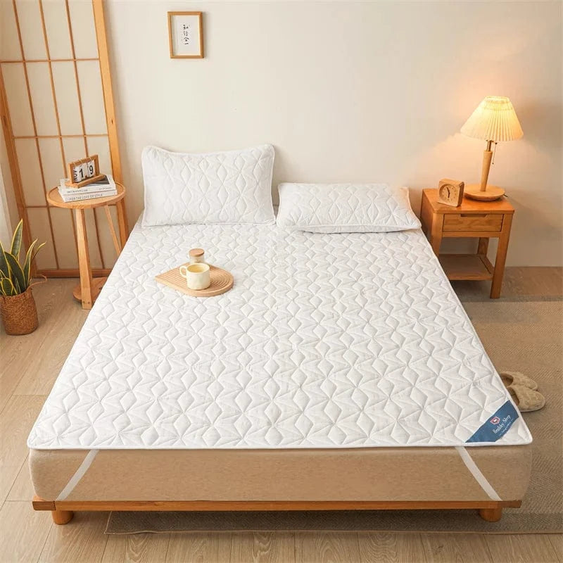 Canvanation King 76x80inch / Blanc Protege Matelas Waterproof