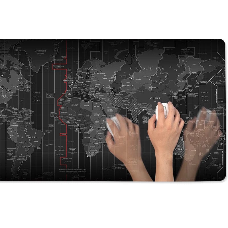 Canvanation Tapis De Souris - Planisphère Carte Du Monde