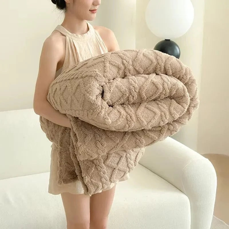 Canvanation Plaid Chauffant Pour l'Hivert  – Anti-Boulochage, Portable et Ultra-Doux pour Adultes