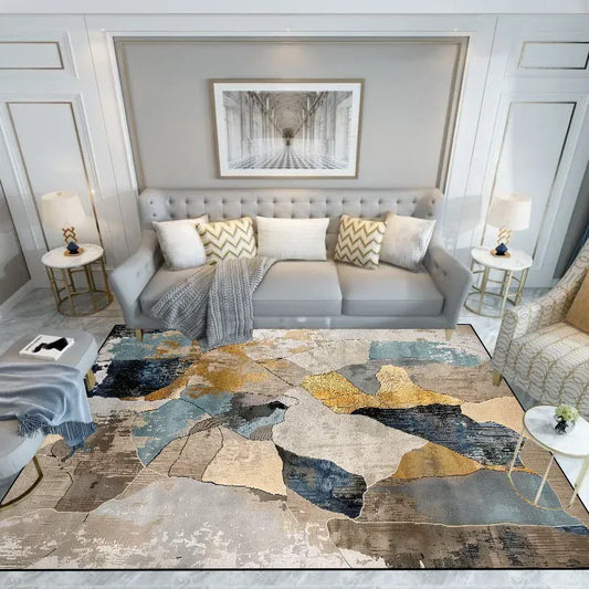 Canvanation CX046-Flannel-3 / 160x200cm 63x78.7in Tapis De Salon - Abstrait Moderne