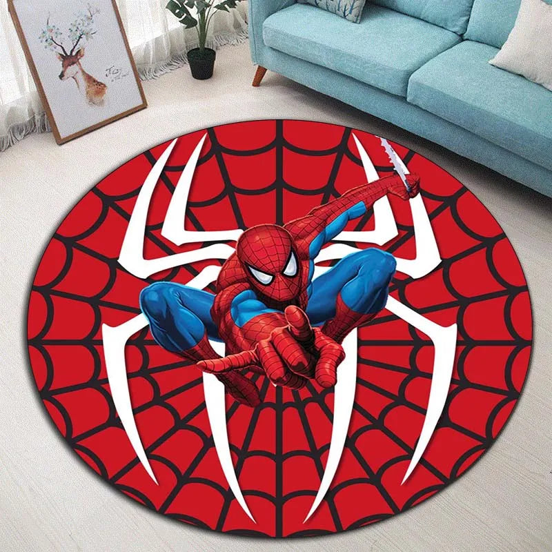 Tapis De Chambre Rond Spider Man Marvel