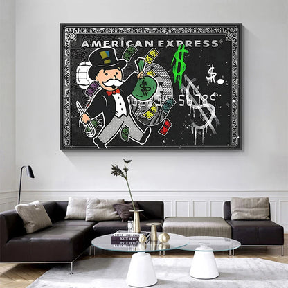 Affiche Alec Monopoly American Express