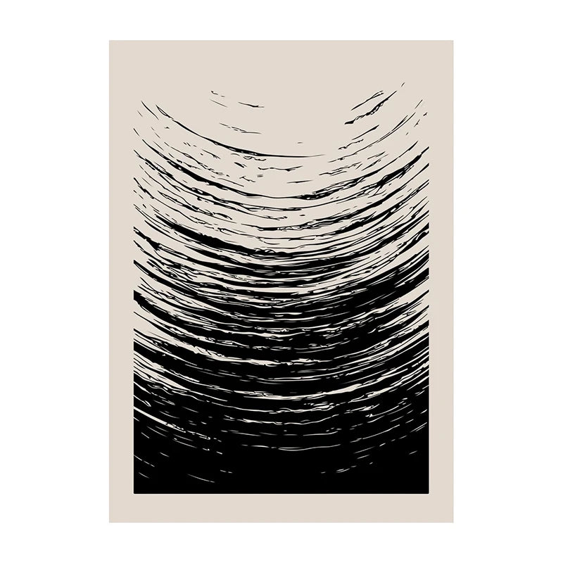 Affiche Abstrait Japonais