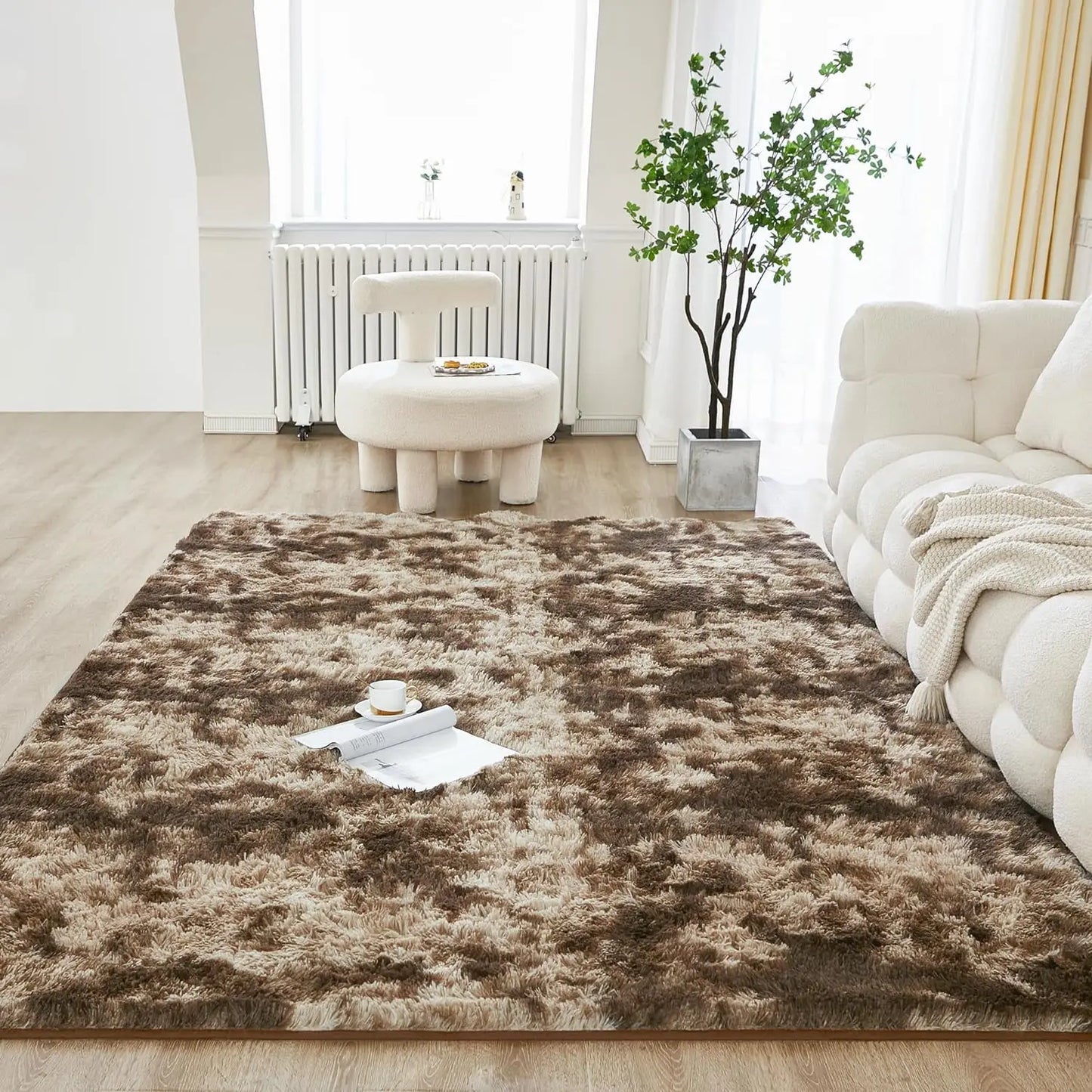 Canvanation café / 140x200cm 55x79inch Tapis De chambre - Motif uni