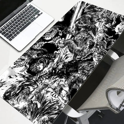 Canvanation BLACK-4 / 1000x500x3mm Tapis De Souris - Anime Heros Galaxy