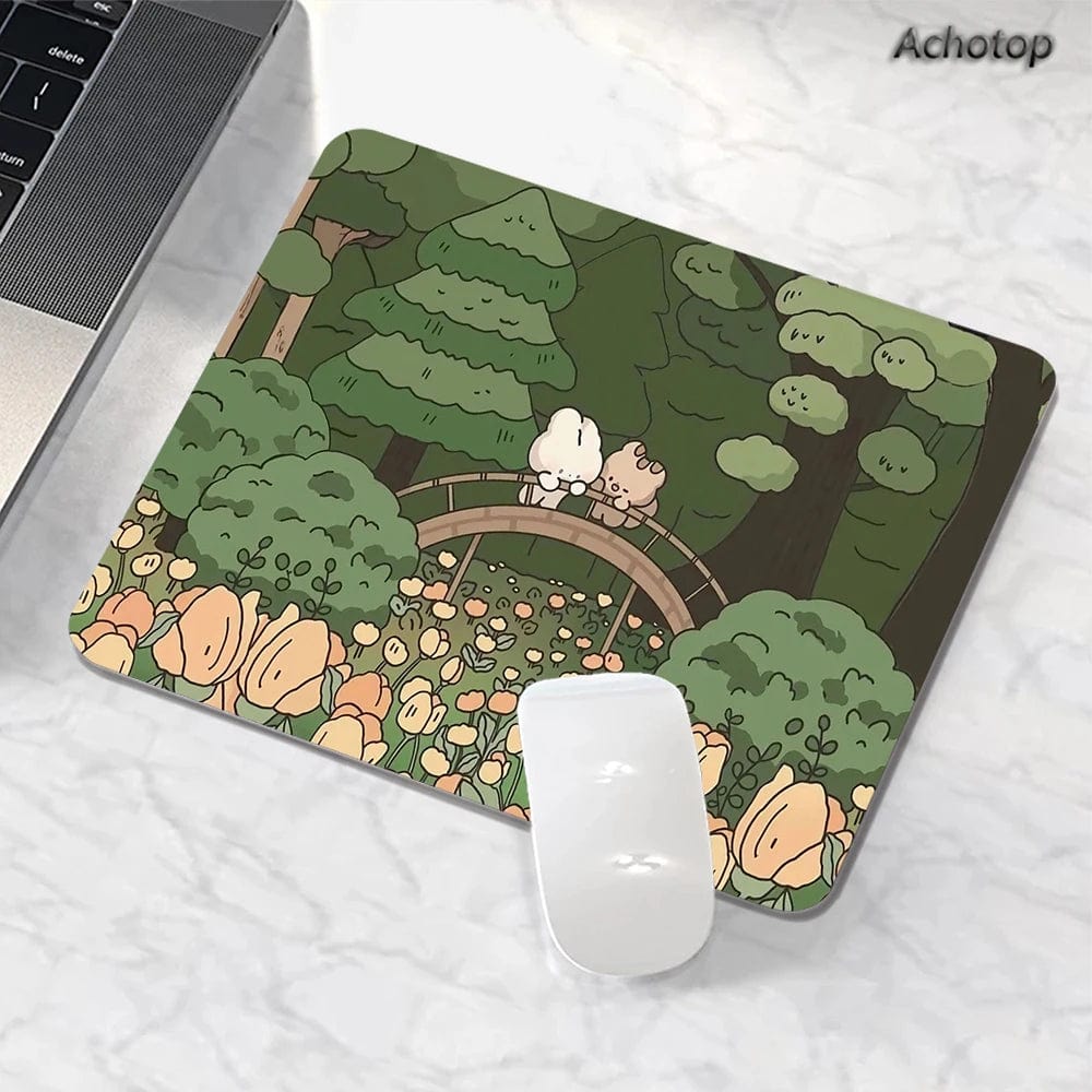 Canvanation Tapis De Souris - Kawaii Forêt Magnifique