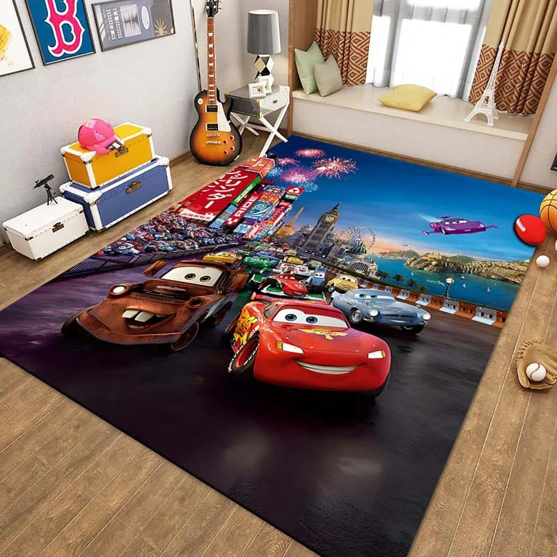 Tapis De Chambre - Cars Lightning Mcqueen