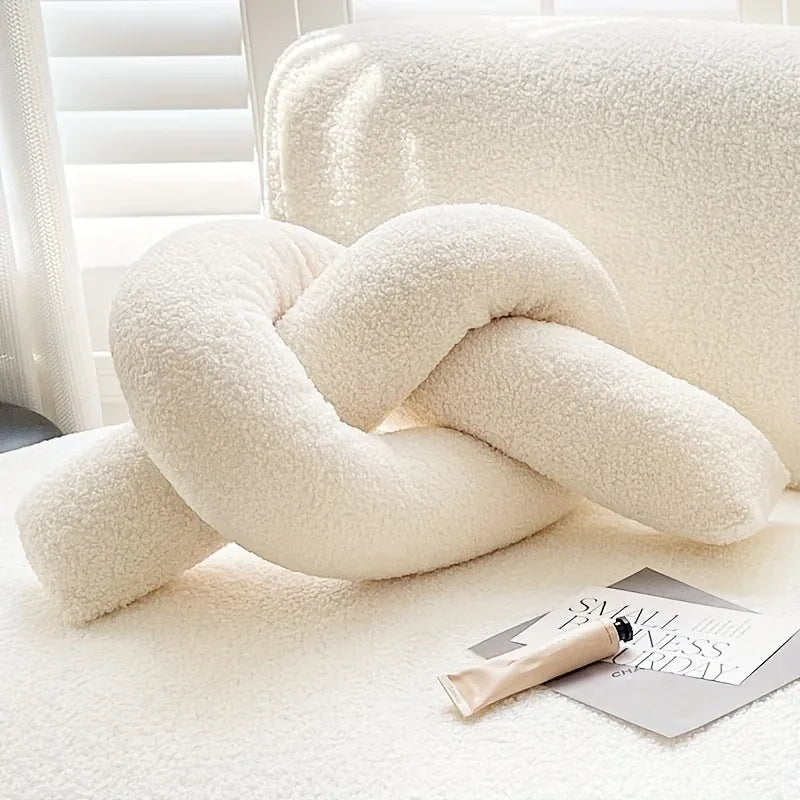 Canvanation Blanc / 10x160cm Coussin Noeud