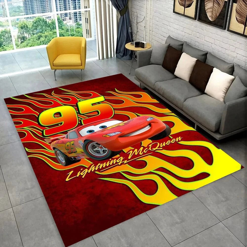 Canvanation 19 / 200x160cm Tapis De Chambre - Cars Lightning McQueen