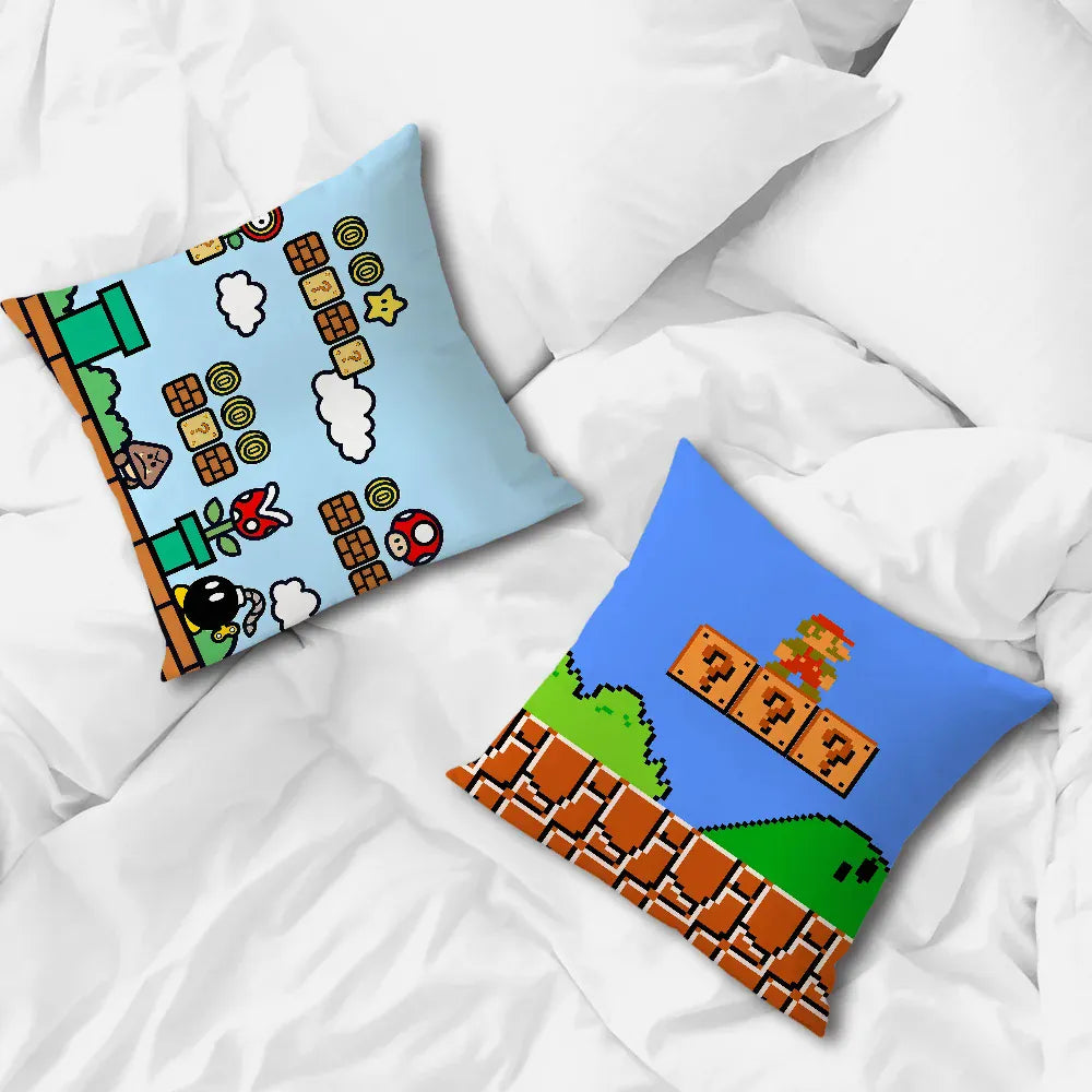 Canvanation Housse De Coussin - Motif Mario
