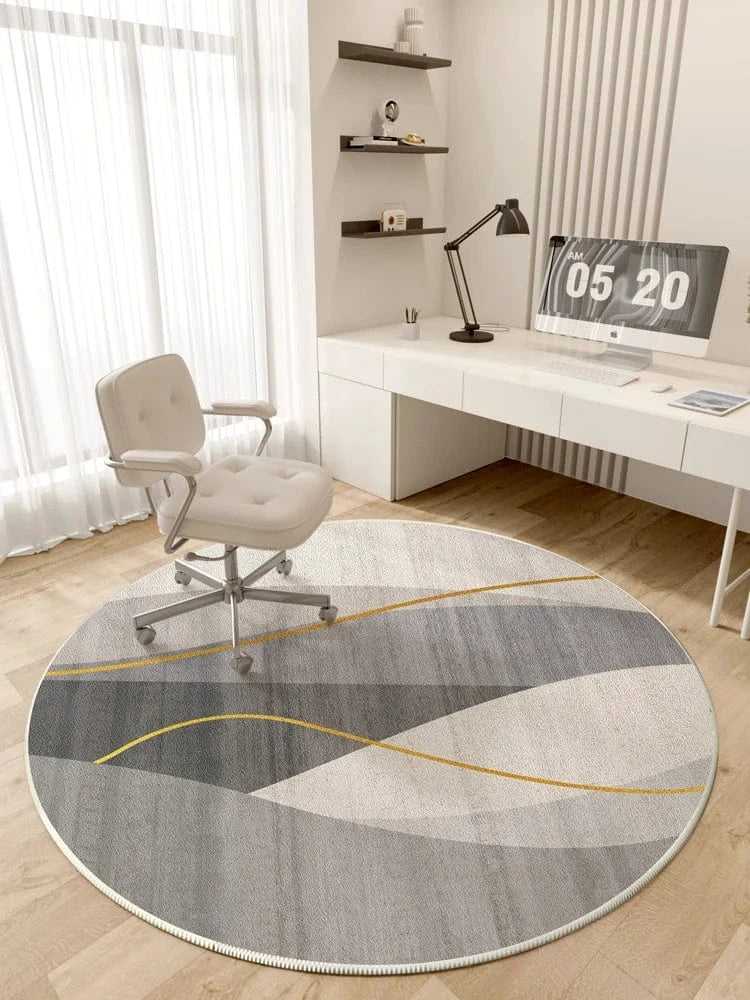 Canvanation C / custom size Tapis Rond Moderne à Rayures – Super Doux Et Résistant Au Temps