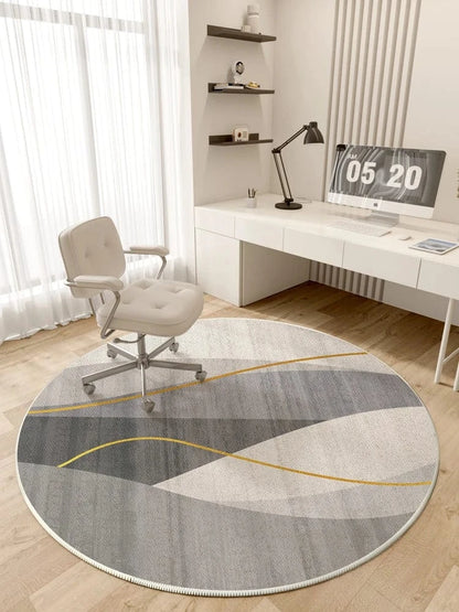 Canvanation C / custom size Tapis Rond Moderne à Rayures – Super Doux Et Résistant Au Temps
