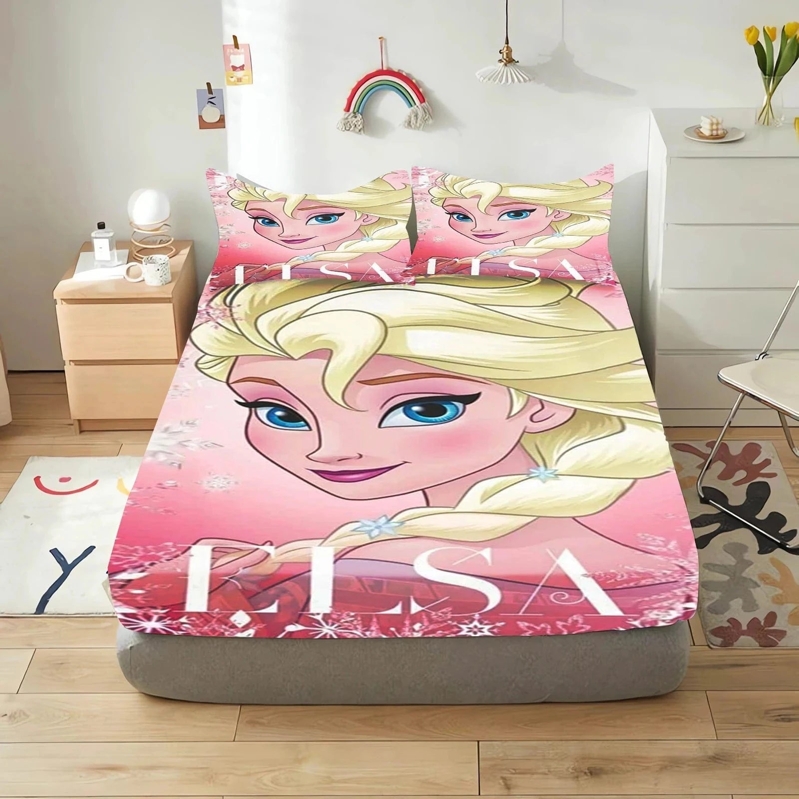 Canvanation Housse de Couette Frozen - Un Voyage Magique au Coeur de l'Hiver